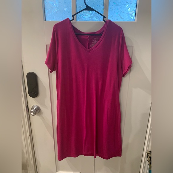Time and Tru Dresses & Skirts - Fuchsia tshirt dress plus size